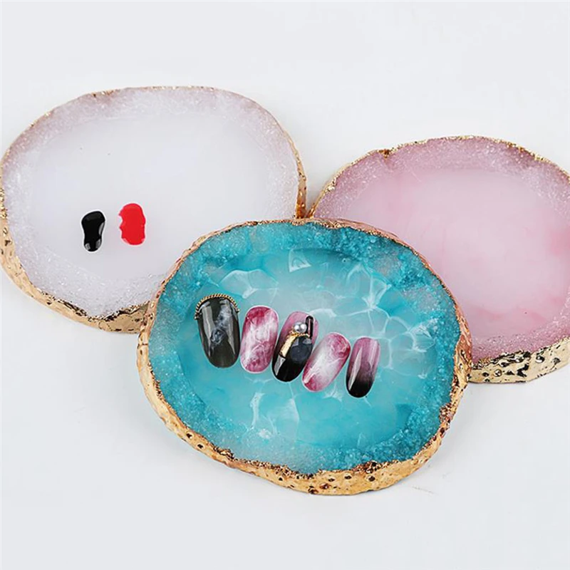 Discount Up to 50 5 Color Resin Nail Art Painting Gel Palette Golden