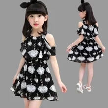 Платье для девочек Летний Пляжный комбинезон детское платье богемные Детские платья принцессы пляжная одежда для девочек 4, 6, 7, 8, 10, 12, 13 лет