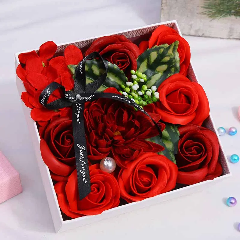 

Handmade Soap Flower Bouquet Gift for Mother's Day Valentine Day Anniversary @LS AP12
