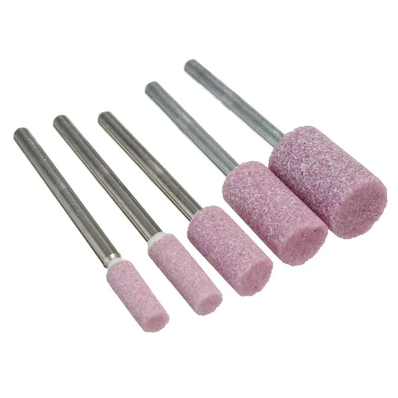 

New Arrival 10PCS 1/8 " Red Abrasive Polishing Mounted Stone Rotary Tool Grinding Wheel Drop Ship