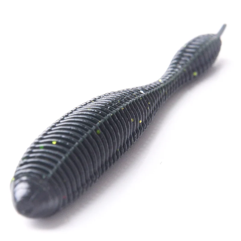 Señuelo de pesca 8 unids/lote 3,2g 10 cm mosca pesca wobblers señuelo suave gusano cebo de silicona isca artificial cebo falso pesca accesorios
