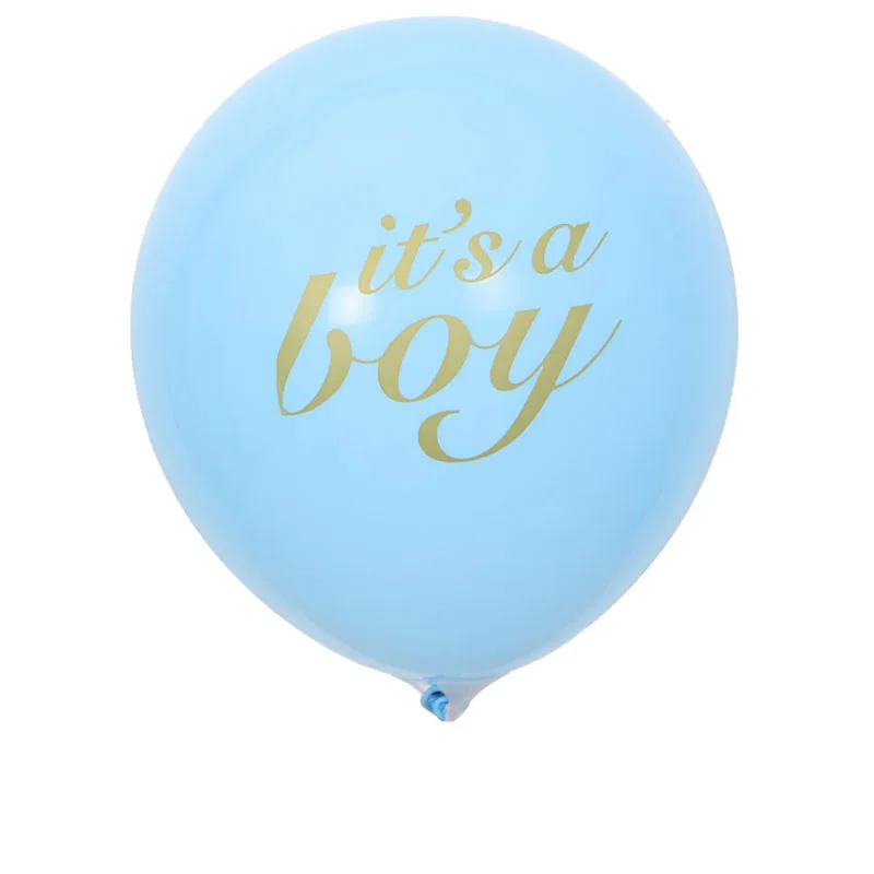 Круглые латексные шарики It's A Boy Girl 10 шт. дюймов 2 г|Воздушные шары и аксессуары| |