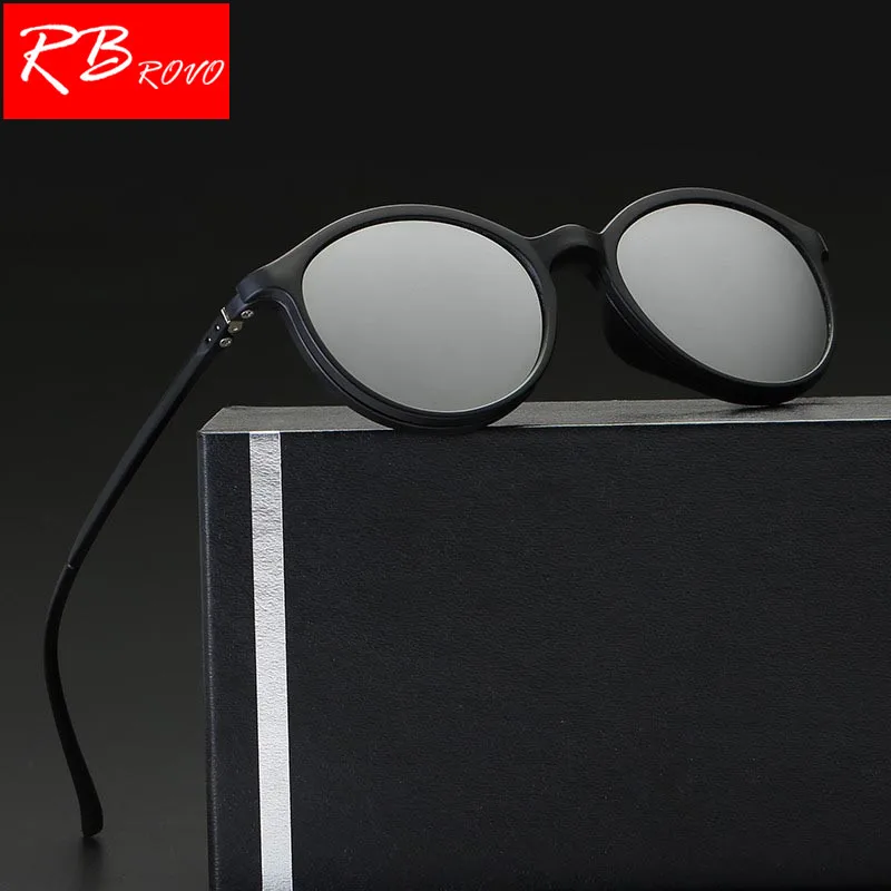 

RBROVO Magnetic Designer Oculos De Sol feminina Vintage Sun Glasses For Women/Men Round Polarized Sunglasses Women UV400