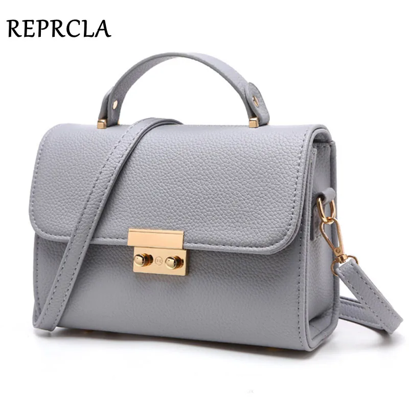 

REPRCLA New Style Women Leather Handbags High Quality Designer Shoulder Messenger Bags Satchels Bags Crossbody
