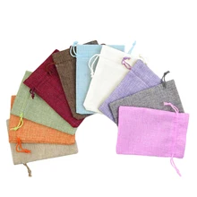 Best Offers 11colors 7x9cm/ 10x14cm/13x18cm Linen Bag Drawstring Gift Pouch Jewelry Crafts Candies Snacks Coins Storage Bags Party Favors Best Offers 11colors 7x9cm/ 10x14cm/13x18cm Linen Bag Drawstring Gift Pouch Jewelry Crafts Candies Snacks Coins Storage Bags Party Favors