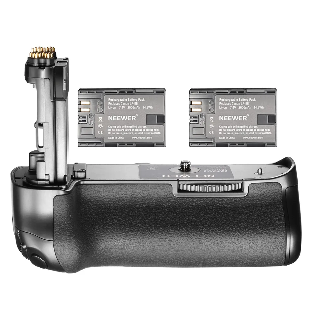 Neewer NW-5D Mark IV сменная Батарейная ручка Canon BG-E20 с 2 перезаряжаемыми аккумуляторами 7 4