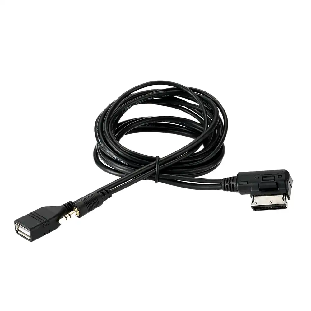 KKmoon muzyki AMI MMI interfejs USB ładowarka 3.5mm złącze KKmoon muzyki AMI MMI interfejs USB ładowarka 3.5mm złącze