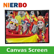 De alta Definición de 100 “Claro 3D Suave Lona de Proyección pantalla de Proyección 4:3/16:9 Pantalla Plegable para Exterior de Cine En Casa películas
