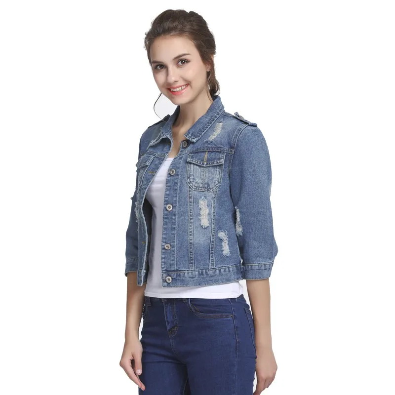 Зимняя распродажа брендовой джинсовой куртки размера плюс 5XL 6XL выше размера для женщин, тонкий хлопковый светильник, Потертая джинсовая куртка с длинным рукавом, пальто
