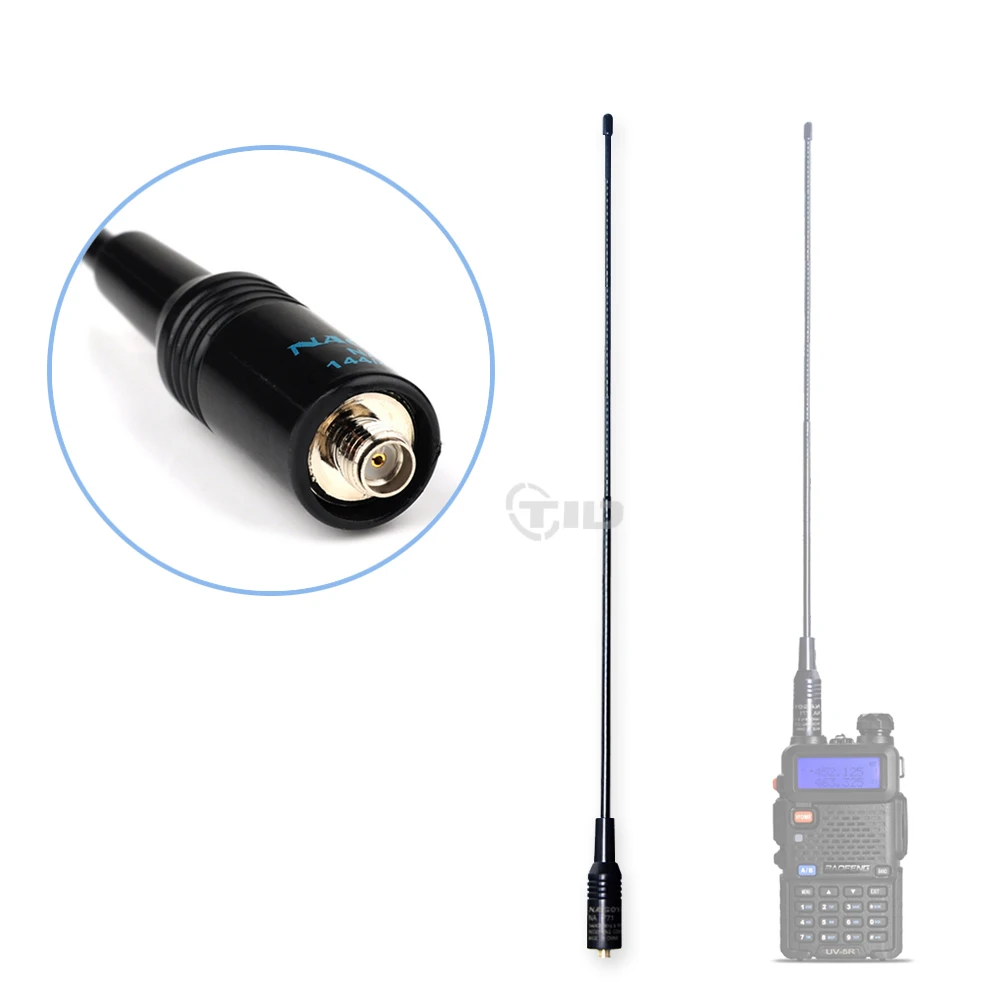 2 шт. Baofeng NA-771 антенна Dual Band иди и болтай Walkie Talkie антенна SMA-F VHF UHF 144-430 МГц для Baofeng UV-5R Baofeng UV-82 BF-888S