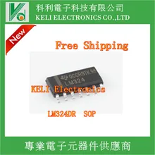 Бесплатная Доставка 10 ШТ./ЛОТ LM324DR LM324D LM324 TI/ST SOP-14 Low Power Quad Op Amp 100% новый Гарантия