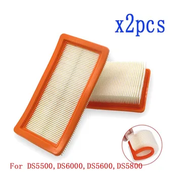 

2 PCS Washable karcher filter for DS5500,DS6000,DS5600,DS5800 robot vacuum cleaner Parts Karcher 6.414-631.0 hepa filters