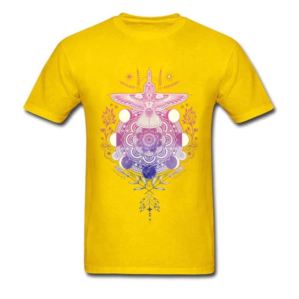 Hummingbird Mandala_yellow