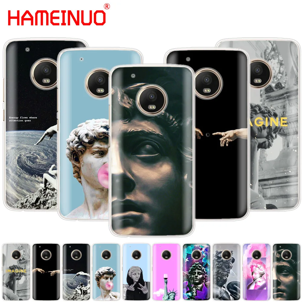 HAMEINUO Ретро винтажный арт статуя чехол для телефона Motorola Moto X4 C G6 G5 G5S G4 Z2 Z3 PLAY PLUS |