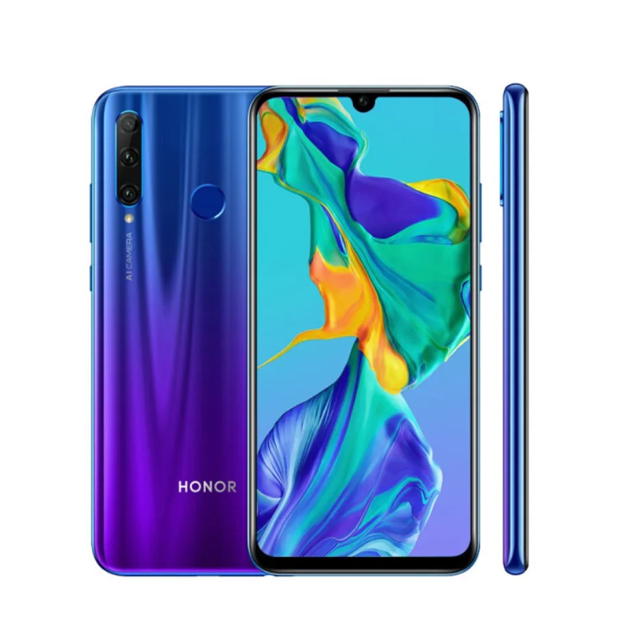 Мобильный телефон Honor 20i, 6,21 дюймов, 6 ГБ ОЗУ, 64 Гб ПЗУ, Восьмиядерный процессор Kirin 710, Восьмиядерный процессор, 32 Мп+ 24 МП, камеры AI, Android 9,0, сотовый телефон