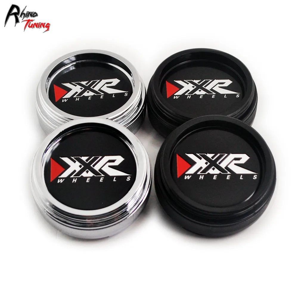 Rhino Tuning 4PCs 60mm(56mm) XXR Racing Car Wheel Center Caps for 600C
