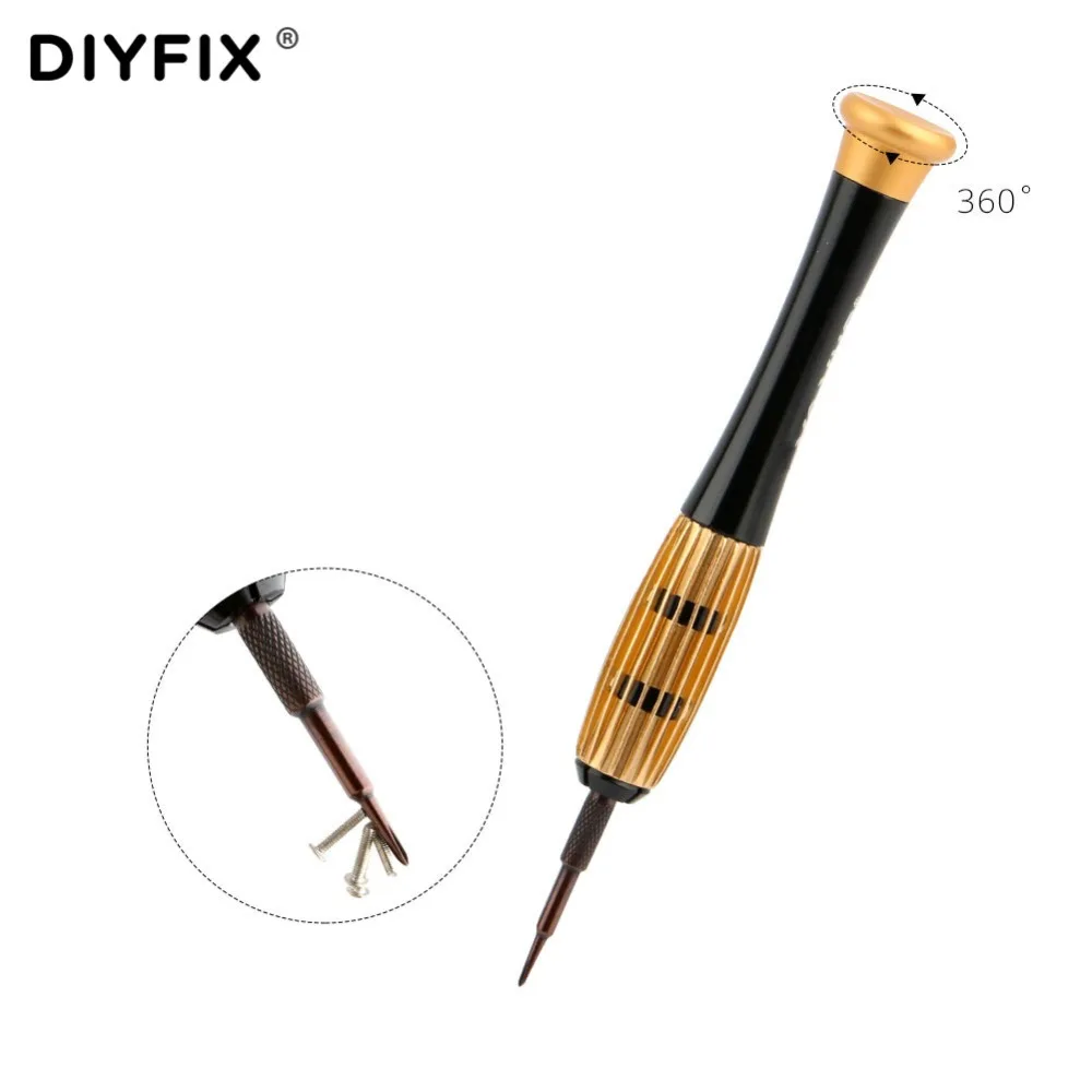 Набор прецизионных отверток DIYFIX 11 в 1 с плоским крестообразным стержнем Torx для