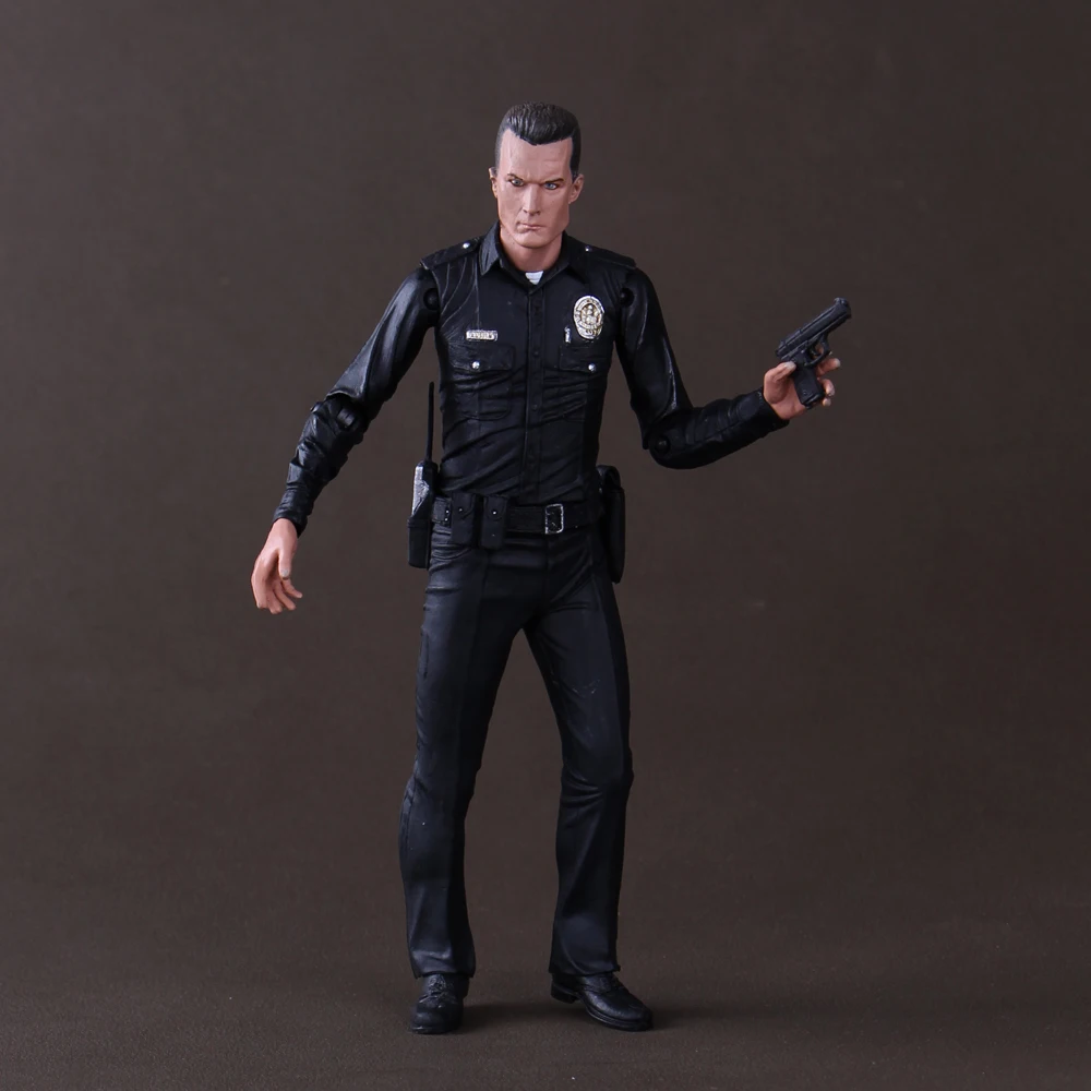 NECA Terminator Action Figure T1000 Гигроскопическая модель из ПВХ 7 дюймов 18 см MVFG132 с бесплатной