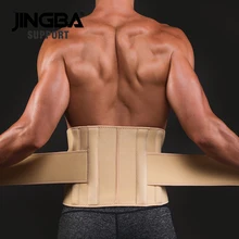 JINGBA поддержка мужские талии триммер потеря веса, похудения Пояс Неопреновый Пояс для фитнеса поддержка для талии пояс для пота талии тренер