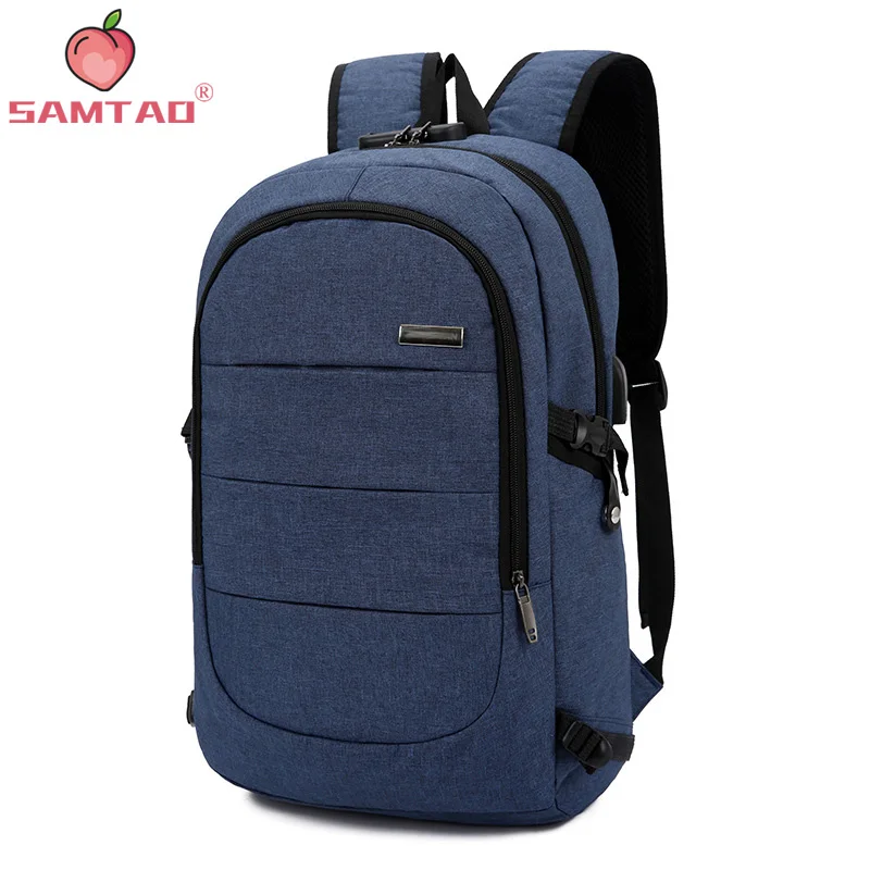 

Best Professional USB Chargable Charging Waterproof Slim Laptop Backpack Men Women Business Travel School Bag Backpack By SAMTAO