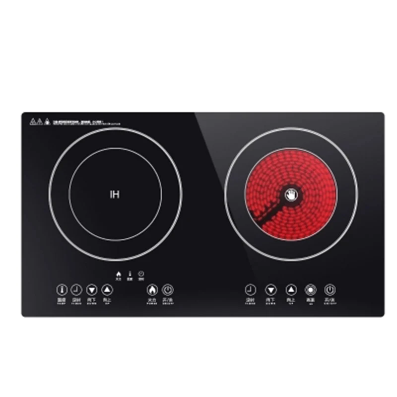 Embedded double headed induction cooker home double stove frying double electric ceramic stove