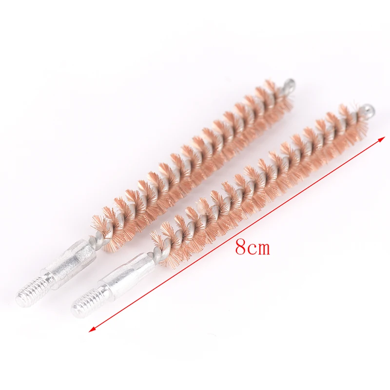 6 шт. 30cal 7,62 мм набор кистей, щетка для чистки пистолета для резьбы 8-32 ручной стержень для пистолета Профессиональный инструмент для очистки пистолета набор для чистки