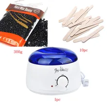 US Plug 220-240 В Эпилятор Палочки Для Вытирания фасоли Горячая 300 г Воск подогреватель горшок набор для депиляции машина черный запах