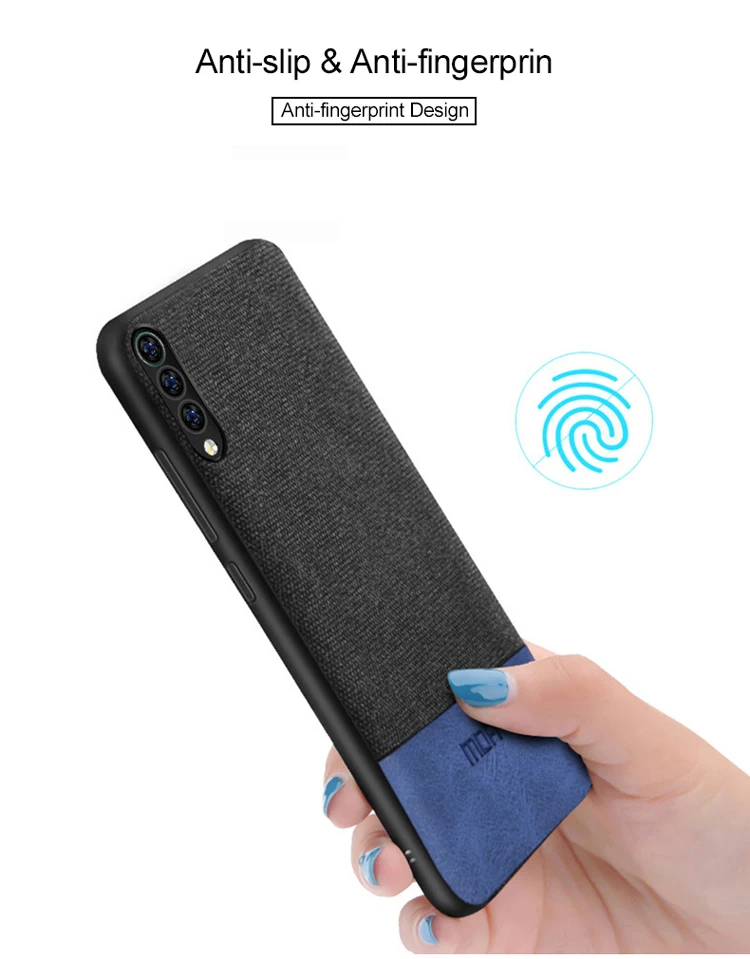 For Xiaomi mi9 case cover global back cover silicone protective fabric cloth shockproof cases capas MOFi original mi 9 SE case phone cases for xiaomi