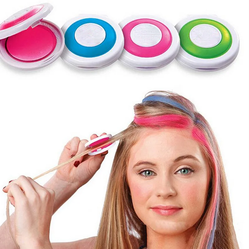 

4 colors Hair Color Hair Chalk Powder European Temporary Pastel Hair Dye Color Paint Soft Pastels Salon