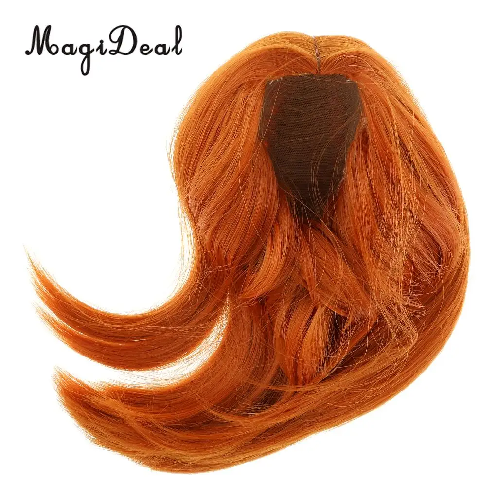 MagiDeal Fashion 28cm High-Temperature Wire Hair Doll Wig for Hair Salon 18 Inch   Dolls DIY Making Accessories Gift