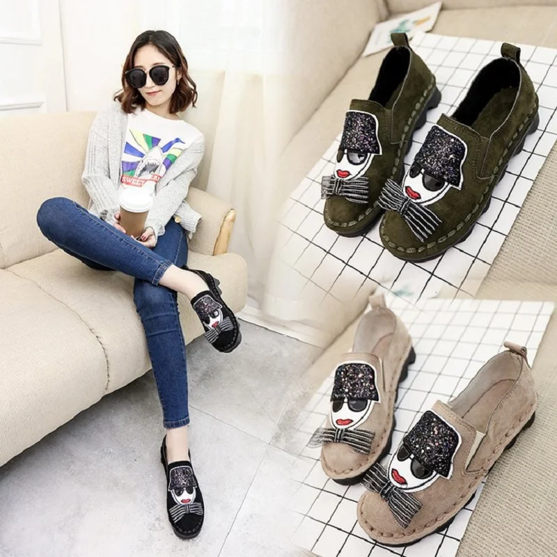 Plat 2018 Et 1 Chaussures Toile Nouveau Printemps Mode Automne Mou Fond Casual 2 Féminine 3 De Antidérapant Iw1rIq5Cx