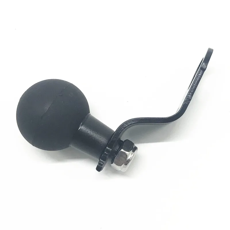 

360 Degree Ball Head Rotate Motorcycle Angled Base Z Type with 1 Inch Ball Head Adapter Work for RAM Mounts for Gopro
