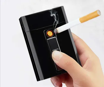 

USB cigarette lighter for 20 cigarettes pack