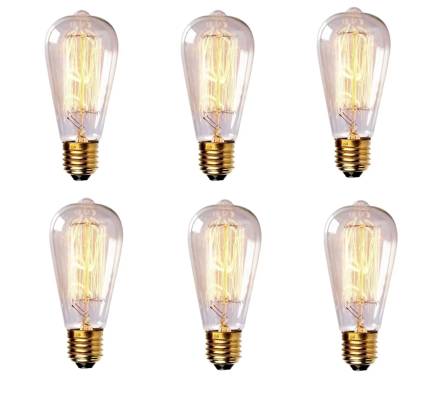 6 Packs 60 Watts E27 110V/220V LED Bulbs For Pendant Lamp Wall Lampin