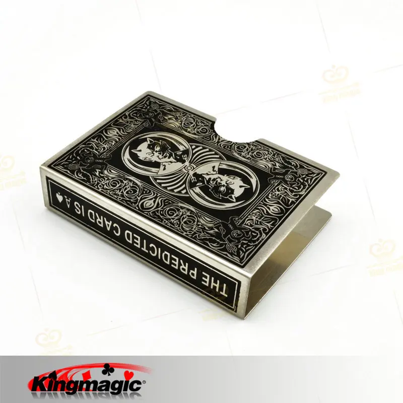 

Steel Devil Card Protector Magic Trick King Magic Toys Magic props