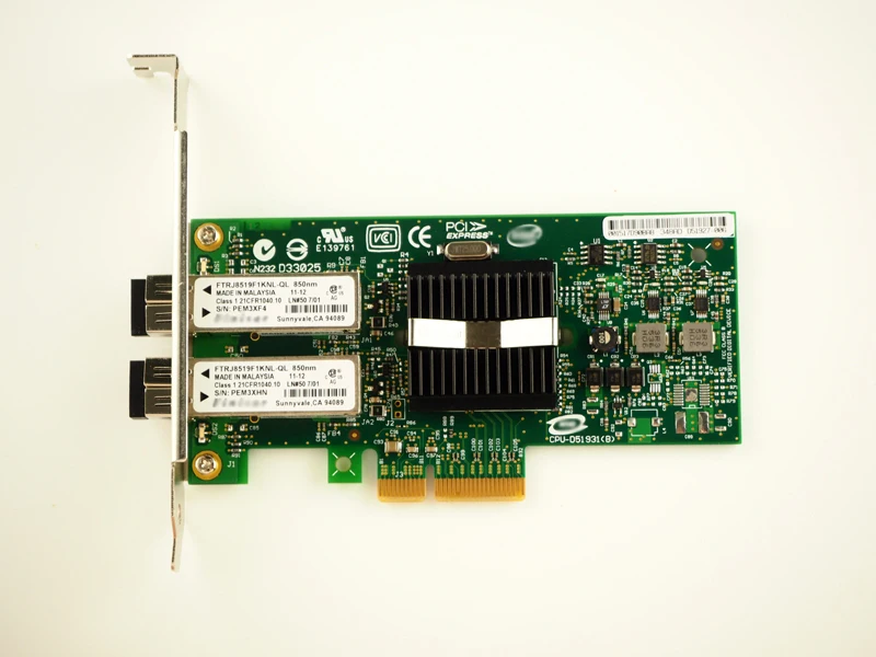 Двухпортовый многорежимный гигабитный адаптер для сервера PCIe x4 сетевая карта с