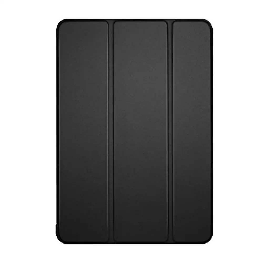 for iPad Air 1 2 rd GenerationCase Smart Cover Trifold Stand Soft Back Cover for iPad Air air2 5 6 Auto Sleep/Wake A1566 A1567 - Color: Black