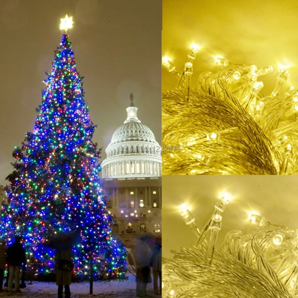 100M 600LEDs Waterproof LED Christmas Tree Xmas Festival Holiday Light