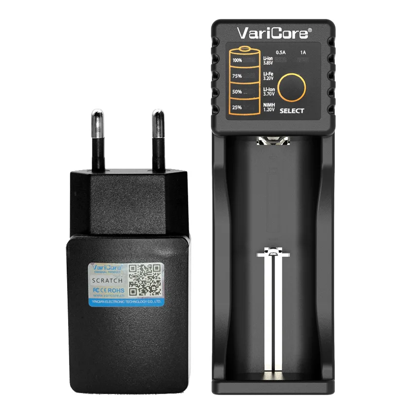 VariCore U4 18650 26650 18350 16340,14500, 10440 26500 литиевое железо 3,2 V 1,2 V 3,7 V NiMH AA AAA SC/S зарядное устройство для электронной сигареты