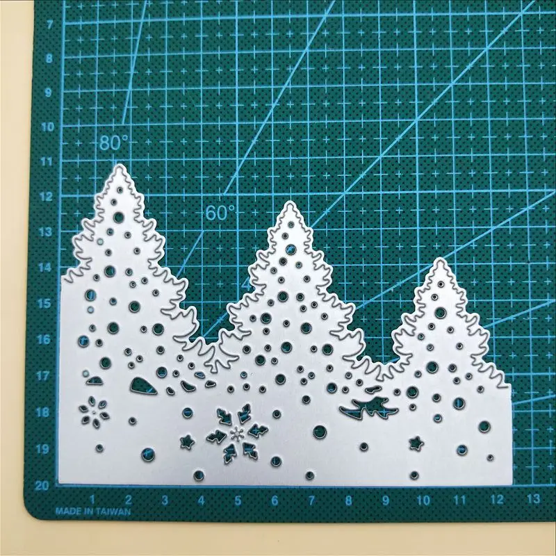Рождественские поздравительные открытки металлические Вырубные штампы Скрапбукинг DIY Скрапбукинг Фотоальбом декоративное тиснение DIY бумажные открытки - Цвет: 2