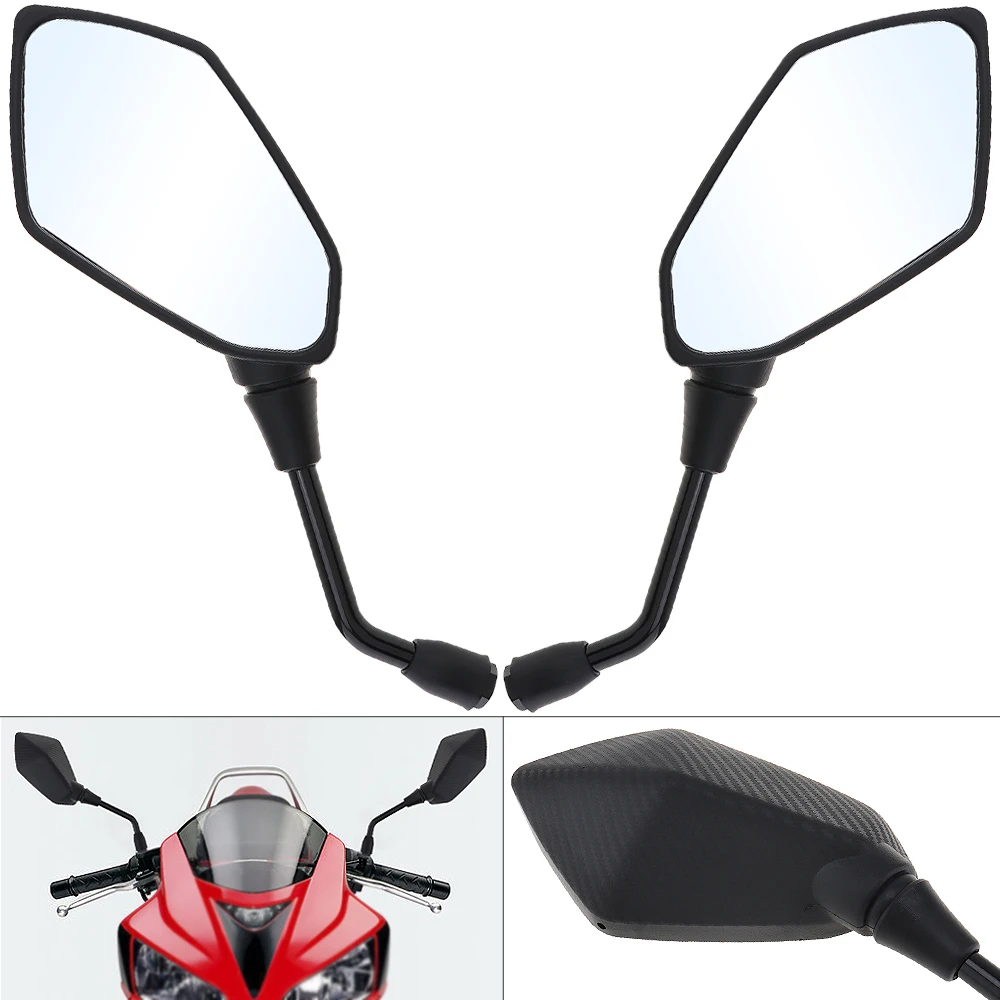 2pcs Motorcycle Mirrors Indicators Rear View Side mirror Racing scooter