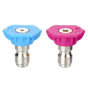 

Second Story Quick-Connect Nozzle Tips For Power Washer, Soap And Rinse Jet Stream, Long Range Nozzle,1/4 Inch, 4000Psi, 2-Pac