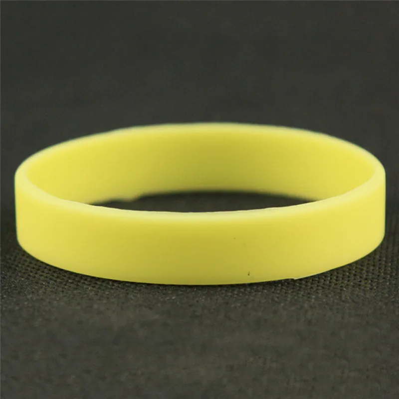 Wholesale Silicone Rubber Wristband Flexible Wrist Band Cuff Bracelet Sports Casual Bangle For Women Men Bracelets & Bangles classic
