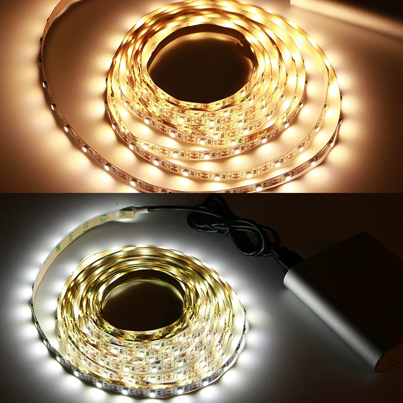 Светодиодная лента 5 В USB кабель мощный гибкий светильник RGB/белый/теплый белый 1 м