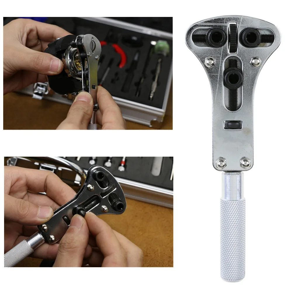 

Universal Professional 3 Jaw Watch Repairing Tool For Clock Watch Bottom Cover Case Opener Pry Fixing Tool