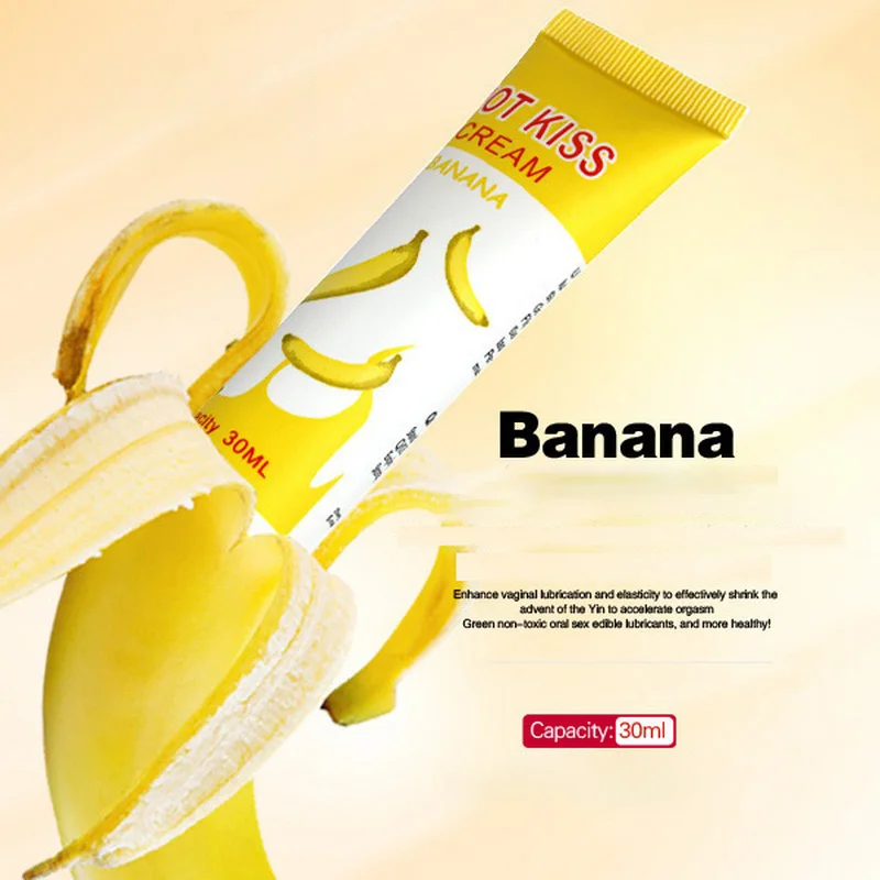 50ml Banana Flavor Sex Lubricant For Edible Sex Lube Lubricante For Oral Vagina Anal Sex Gel For Gay Lubricants  Oral Job Shop (5)