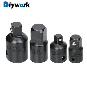 

DIYWORK Reducer Sleeve 4pcs 1/4 3/8 1/2 CR-V Chrome Vanadium Steel Spanner Set Converter Wrench Adapter Ratchet Wrench Socket