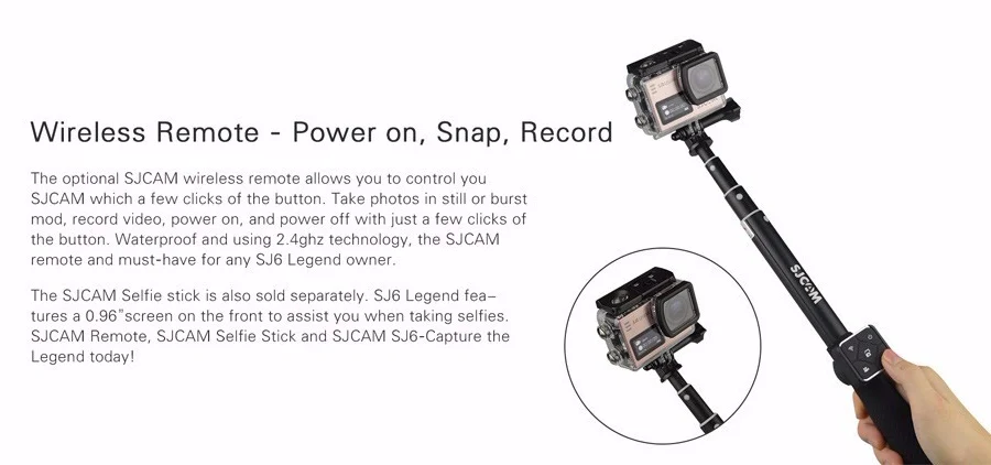 SJCAM SJ6 Legend 4K HD экшн-камера WiFi Пульт дистанционного управления экшн-видео камера 16 МП Водонепроницаемая Спортивная камера