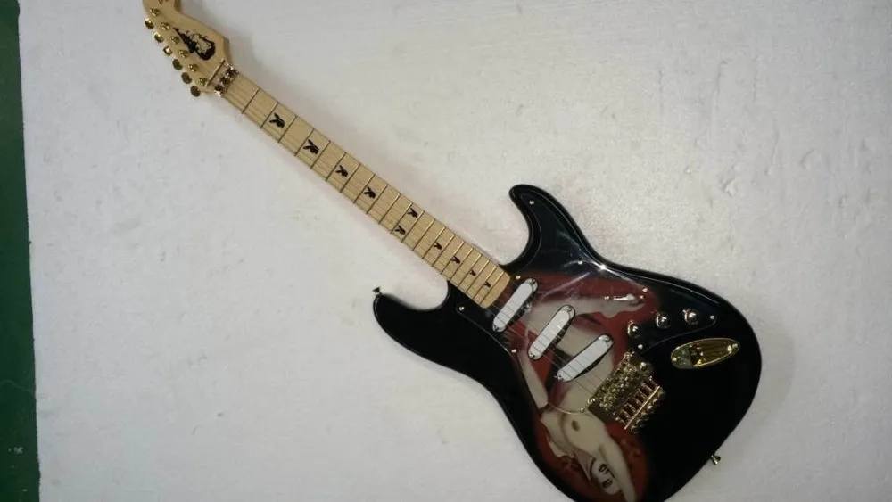Wholesale New Arrival STR Electric Guitar Nude Woman On Body 150401