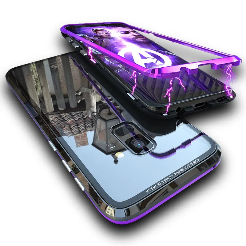 Металлический чехол для Samsung Galaxy S10 5g Plus металлический бампер с прозрачным